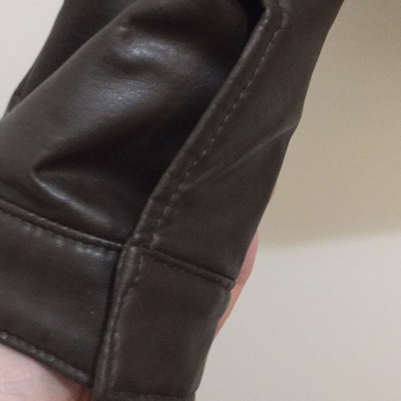 Mexx khaki pleather jacket - Picture 5 of 7